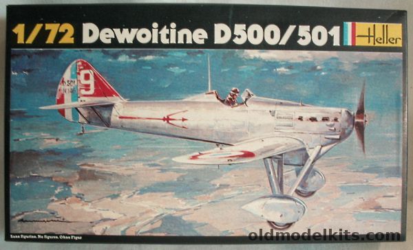 Heller 1/72 Dewoitine D-500 or D-501 - 1 Escadrille GC 1/4 or 4 Escadrille GCN II/4, 209 plastic model kit